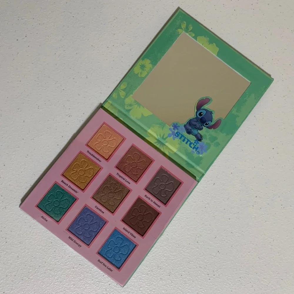 Taste Beauty x Disney Stitch Eyeshadow Palette & Flavored Lip Glosses-New